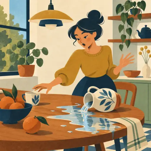 Tranh minh họa từ clumsy