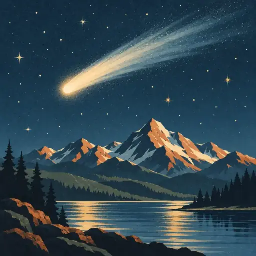 Tranh minh họa từ comet
