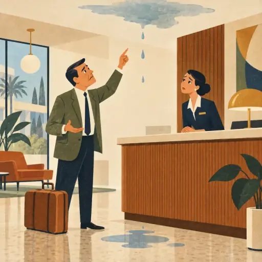 Tranh minh họa từ complain