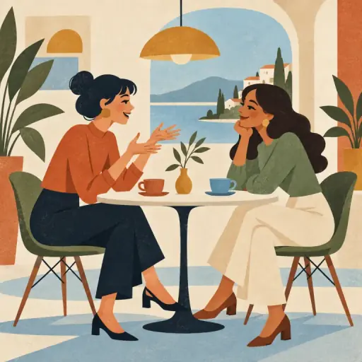 Tranh minh họa từ conversation