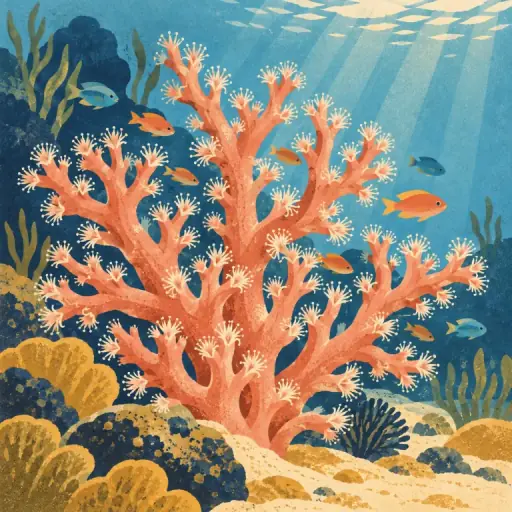 Tranh minh họa từ coral