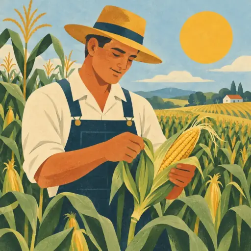 Tranh minh họa từ corn