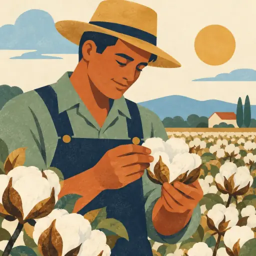 Tranh minh họa từ cotton