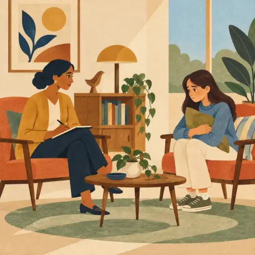 Tranh minh họa từ counselor