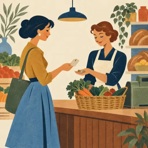 Tranh minh họa từ coupon