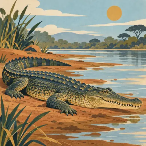 Tranh minh họa từ crocodile