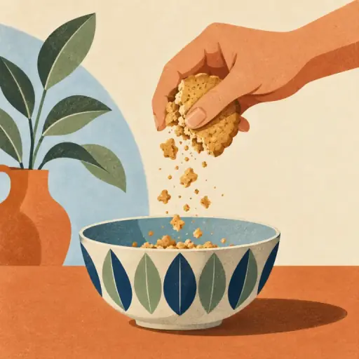 Tranh minh họa từ crumble