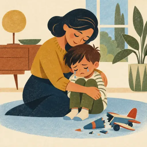 Tranh minh họa từ crying