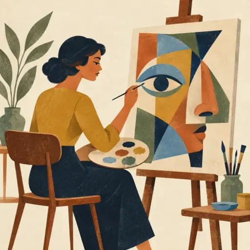 Tranh minh họa từ cubism
