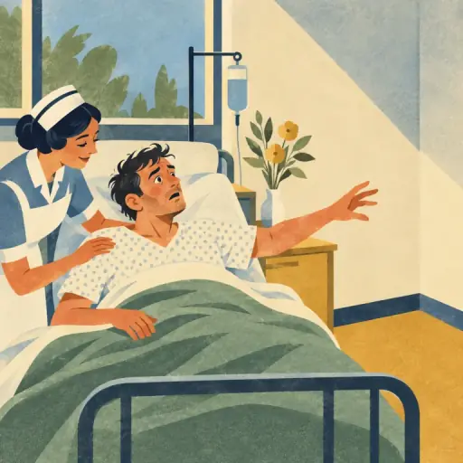 Tranh minh họa từ delirium