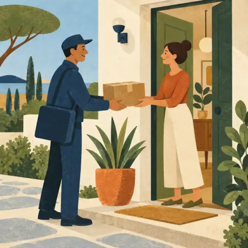 Tranh minh họa từ delivery