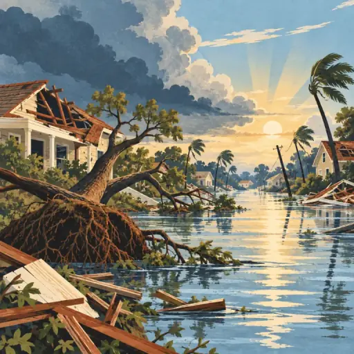Tranh minh họa từ devastating