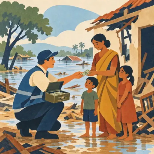Tranh minh họa từ disburse