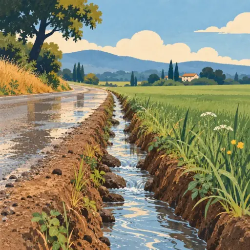 Tranh minh họa từ ditch