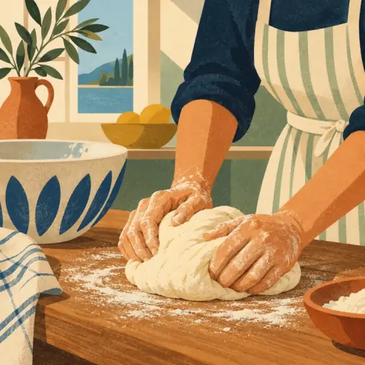 Tranh minh họa từ dough