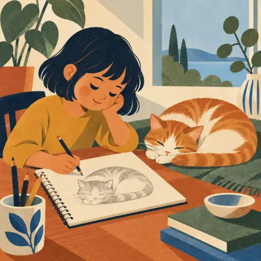 Tranh minh họa từ draw