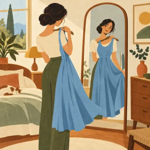 Tranh minh họa từ dress