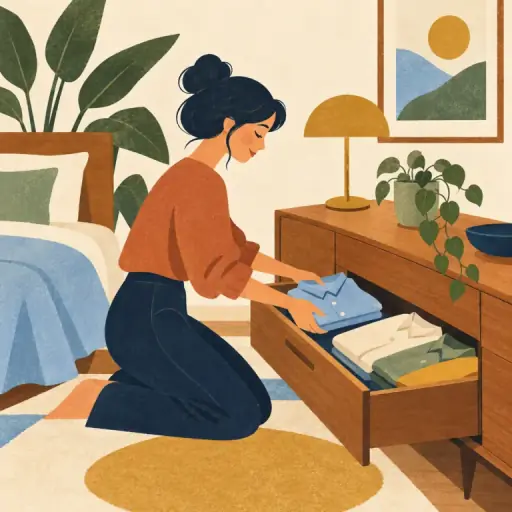 Tranh minh họa từ dresser