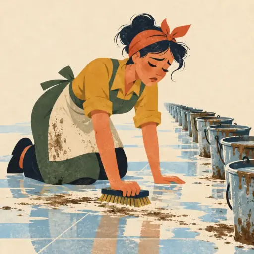 Tranh minh họa từ drudgery