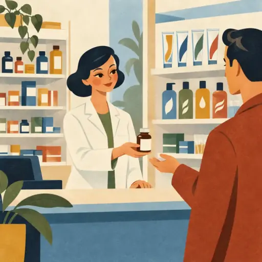 Tranh minh họa từ drugstore
