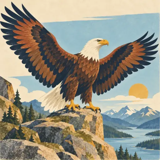 Tranh minh họa từ eagle