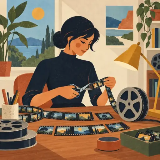 Tranh minh họa từ editing