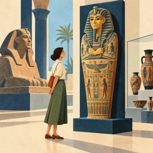 Tranh minh họa từ Egyptian