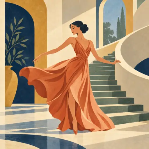 Tranh minh họa từ elegant