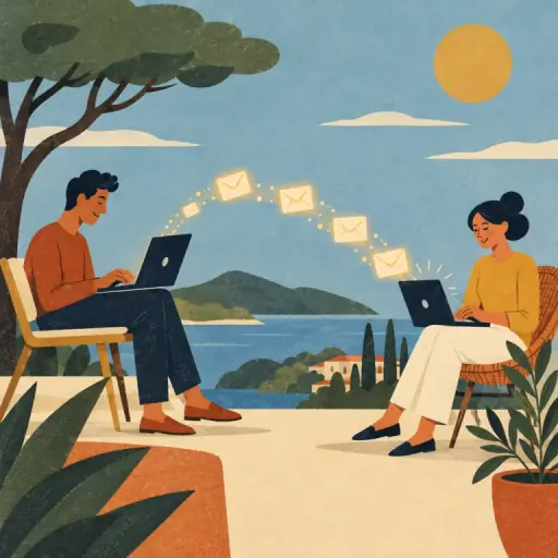 Tranh minh họa từ email