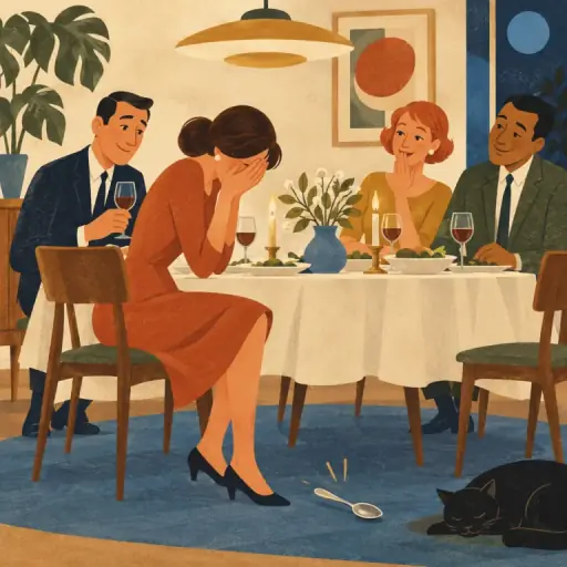 Tranh minh họa từ embarrass