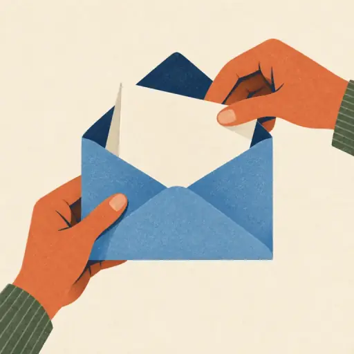Tranh minh họa từ envelope