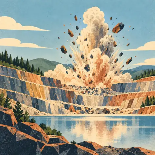 Tranh minh họa từ explosive