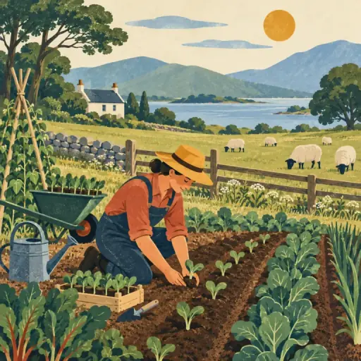 Tranh minh họa từ farming