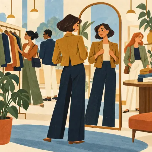 Tranh minh họa từ fashionable