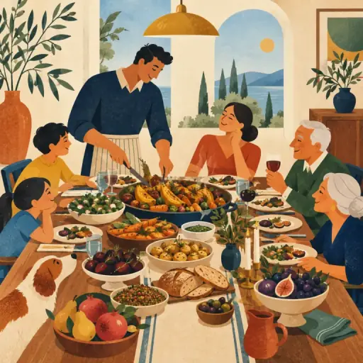 Tranh minh họa từ feast