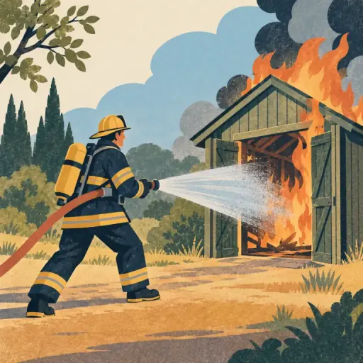 Tranh minh họa từ fireman