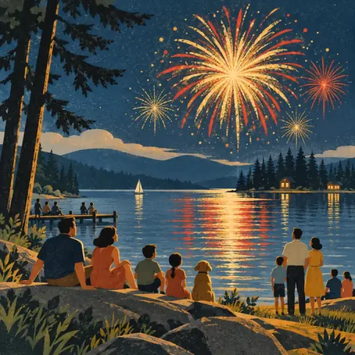 Tranh minh họa từ firework