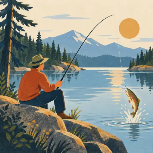 Tranh minh họa từ fishing