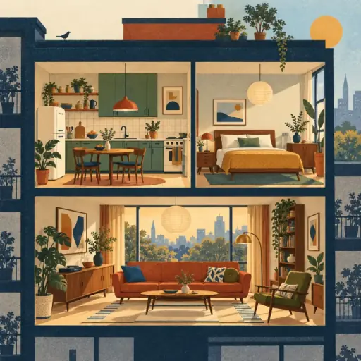 Tranh minh họa từ flat