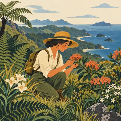 Tranh minh họa từ flora