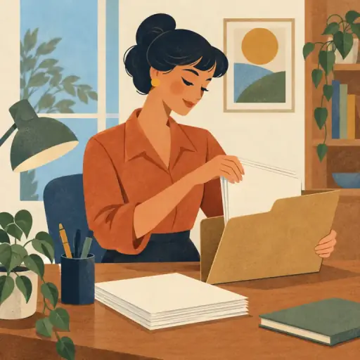 Tranh minh họa từ folder