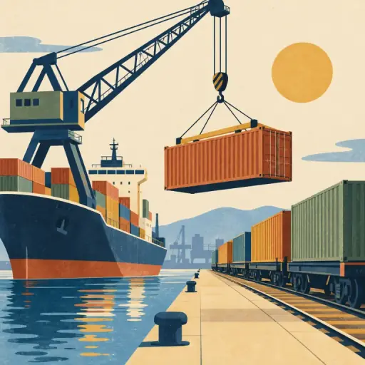 Tranh minh họa từ freight