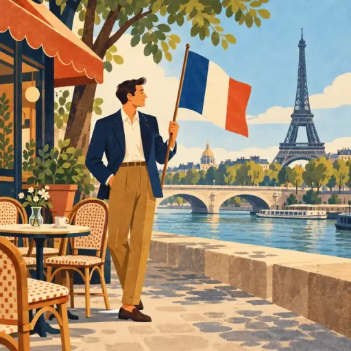 Tranh minh họa từ Frenchman