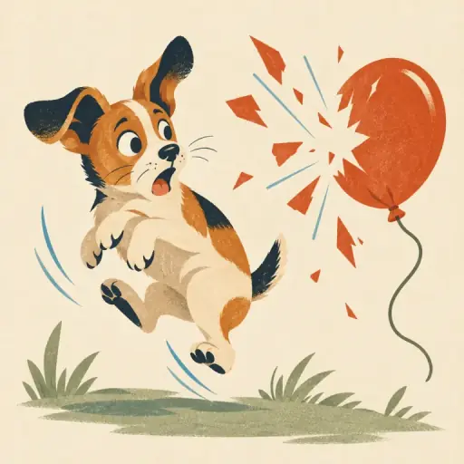Tranh minh họa từ frighten