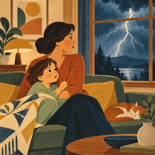 Tranh minh họa từ frightened