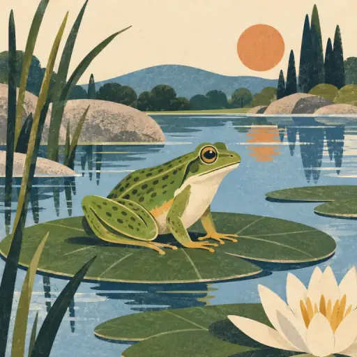 Tranh minh họa từ frog