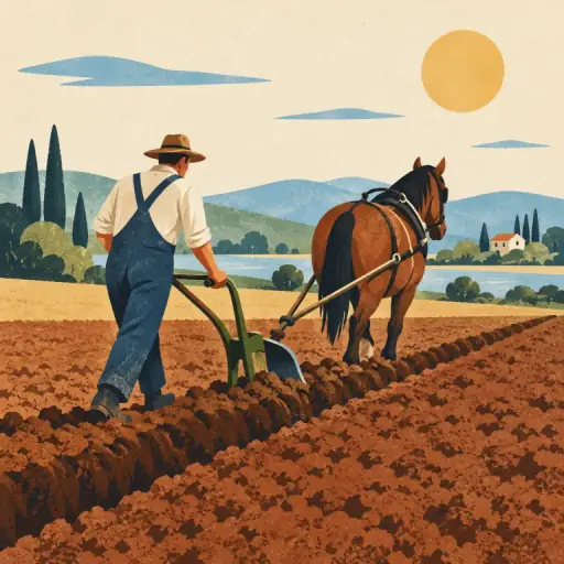 Tranh minh họa từ furrow