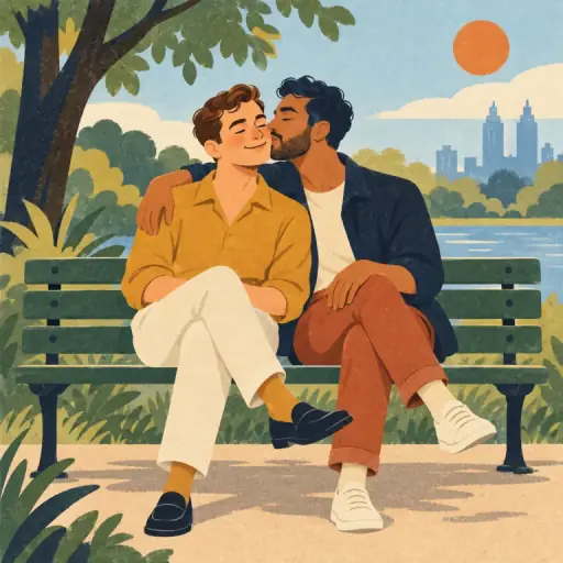 Tranh minh họa từ gay