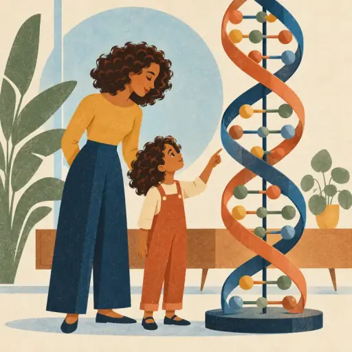 Tranh minh họa từ genetic
