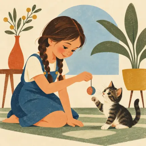 Tranh minh họa từ girl